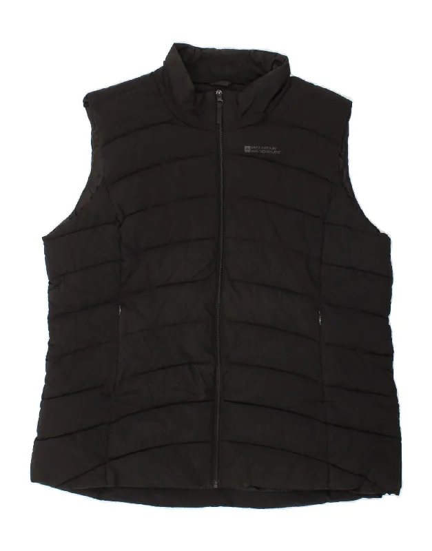 Act Now MOUNTAIN WAREHOUSE Womens Padded Gilet UK 20 2XL Black Polyester