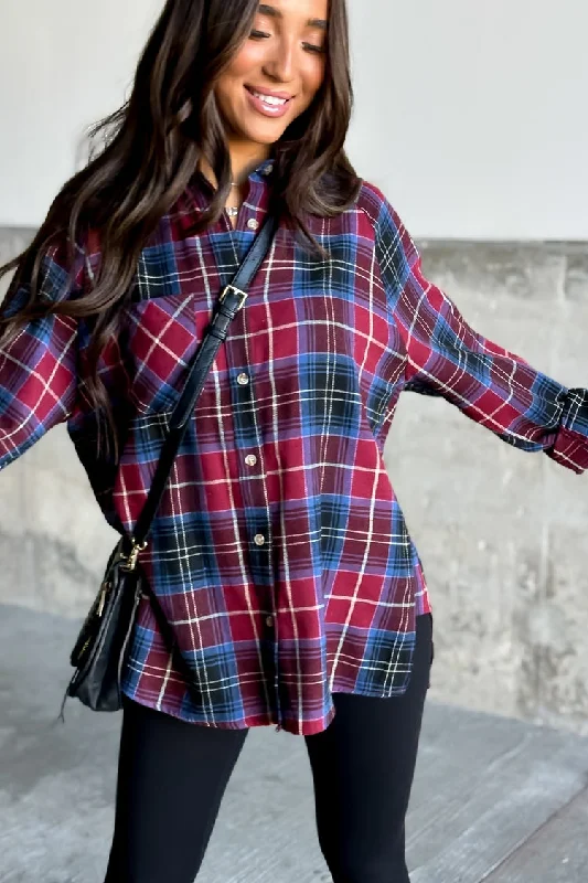 Weekend Deals That Amaze Katie Flannel - Red