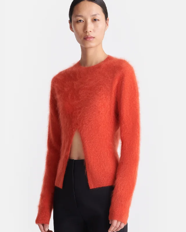 Great Bargains Kloe - Brushed Cashmere Sweater - Red