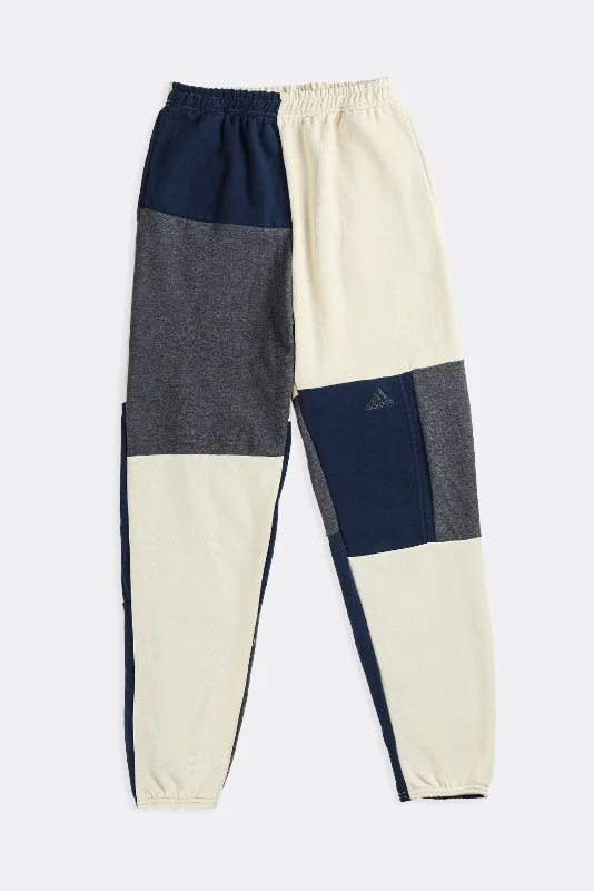 Overstock Unisex Rework Adidas Patchwork Sweatpants - S