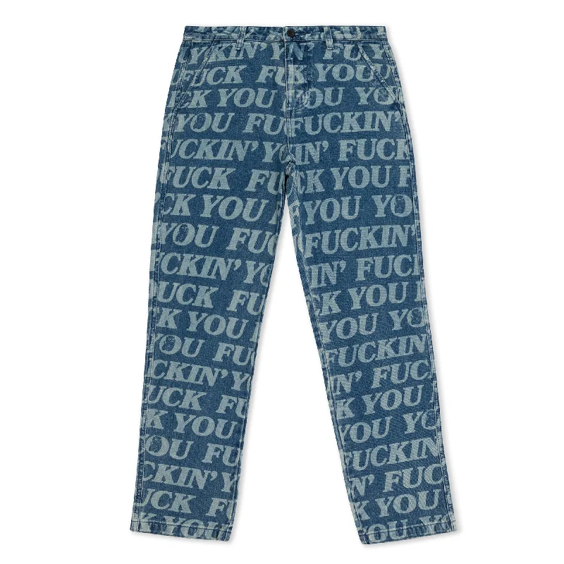 Fuckin Fuck Denim Pants (Medium Wash)