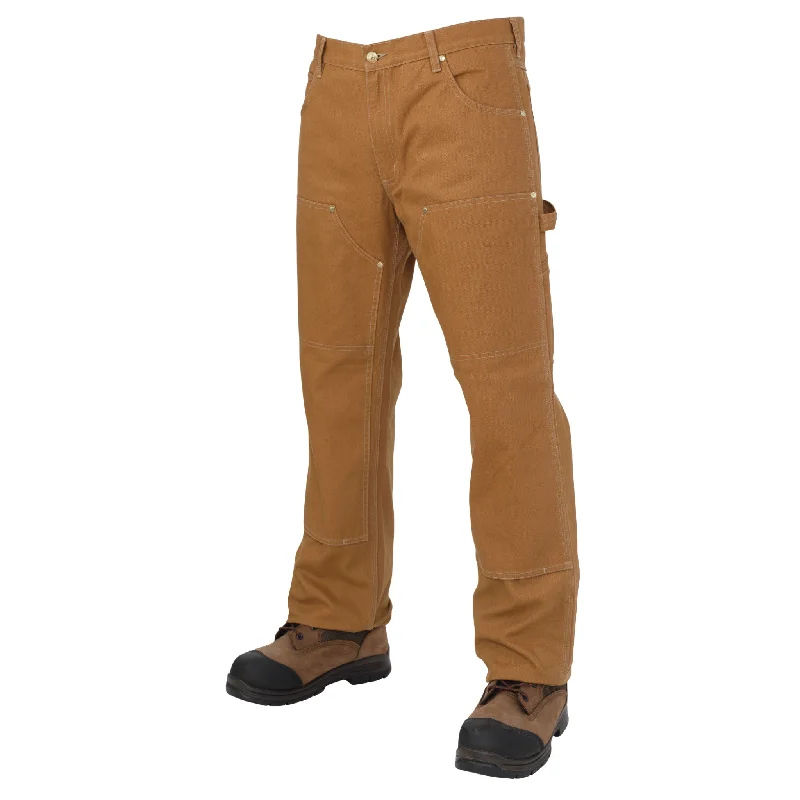 Tough Duck Men's Work Pants WP03 12 oz Cotton Duck, Double Front, Six Pockets, Gusset Crotch, Triple Stitched, Durable Construction | Sizes 30-44