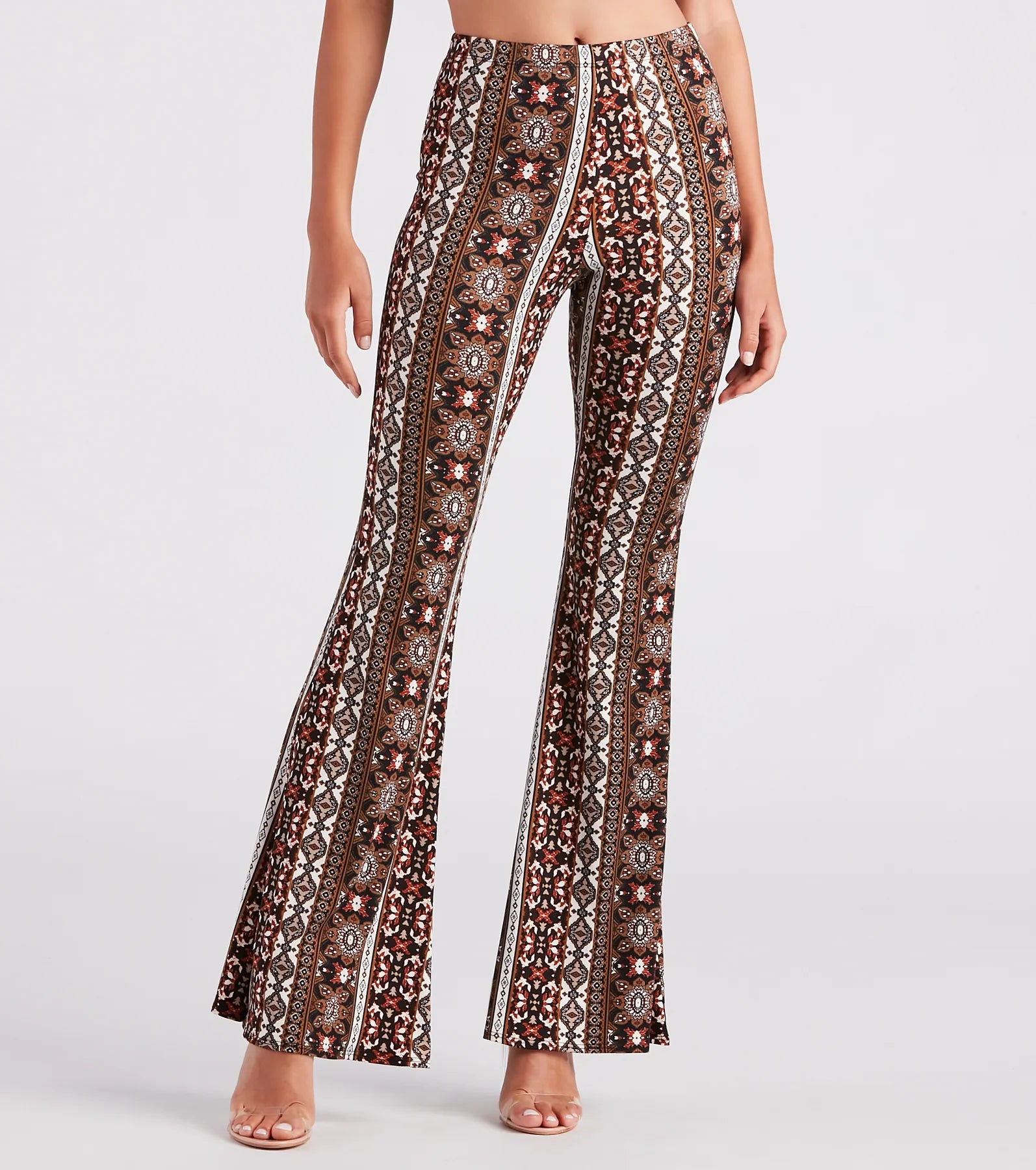 Take Advantage Bohemian Girl High Rise Flare Pants