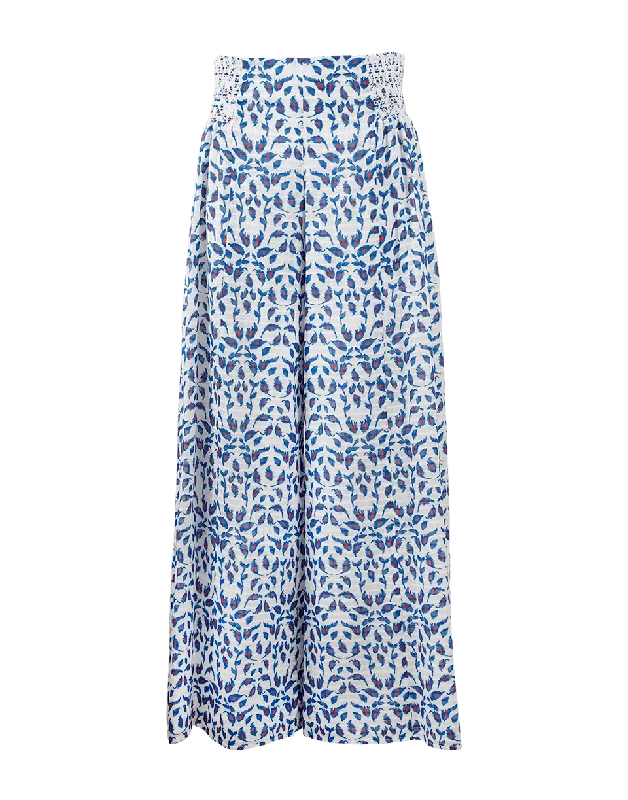 Big Discounts Leaf Ikat Plaid Parker Pant