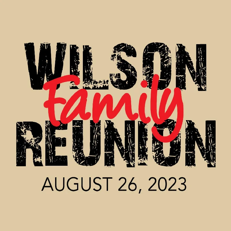 Weathered Family Reunion T-Shirt Design R2-14