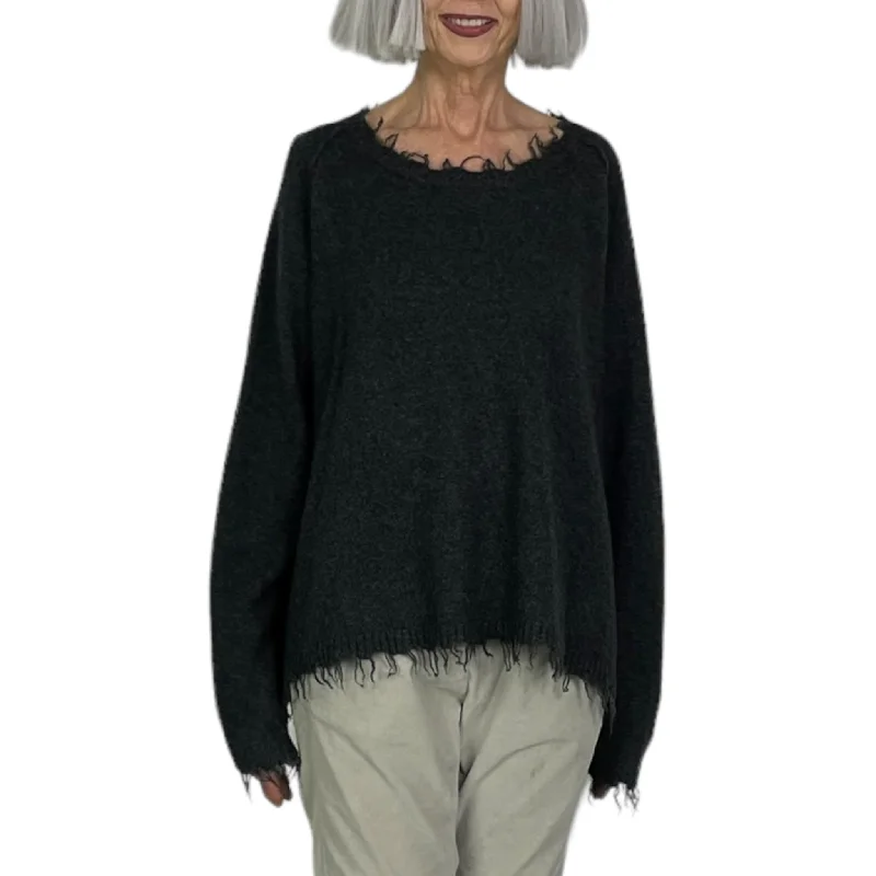 Weekend Deals That Please CROPPED CREWNECK SWEATER