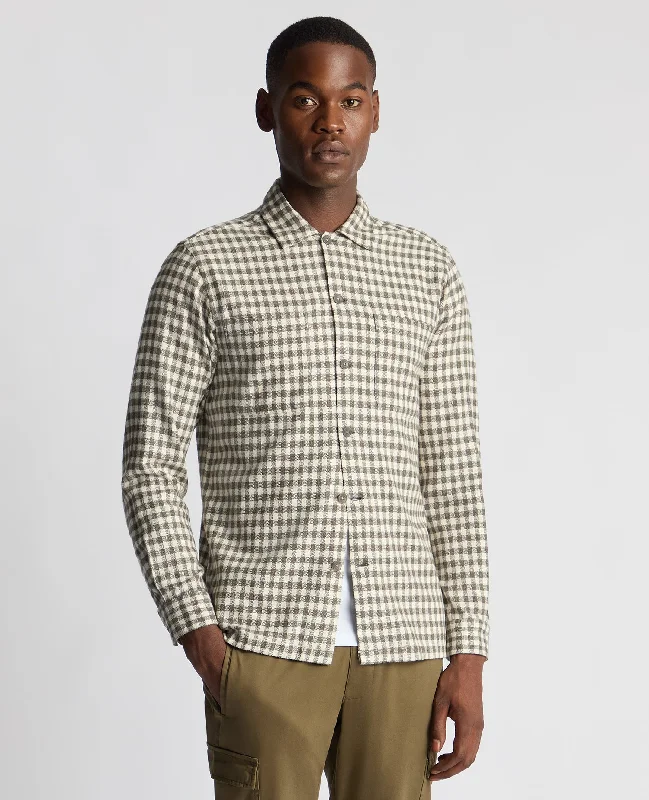 Tapered Fit Cotton Overshirt