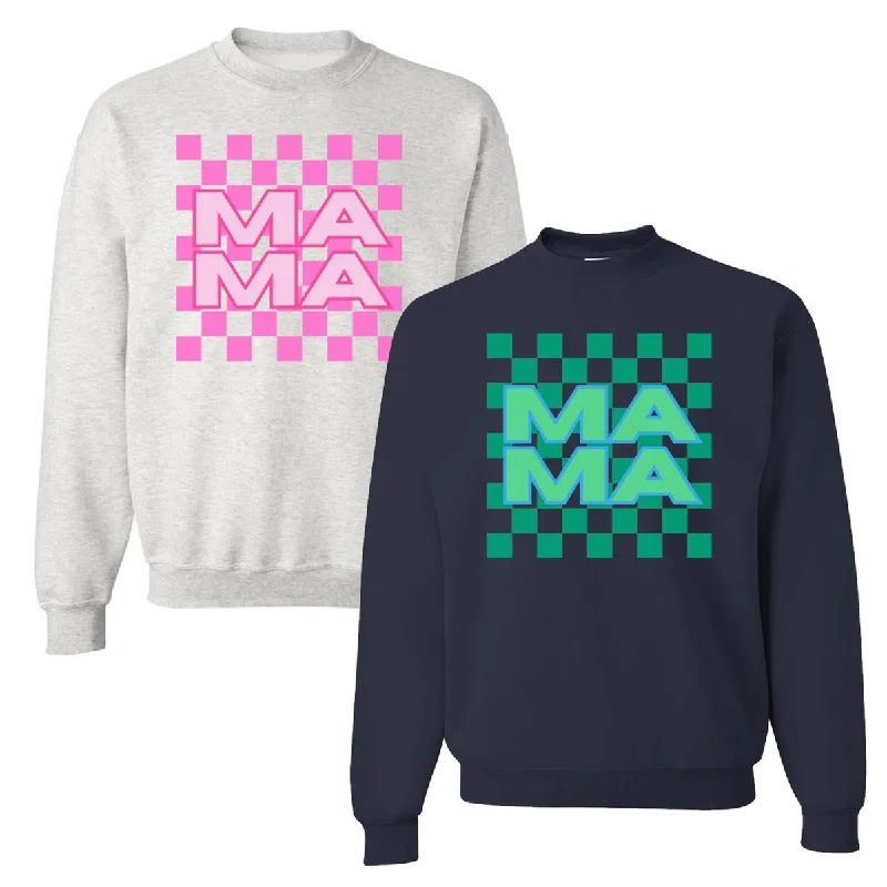 Weekend Special 'Mama Check' Crewneck Sweatshirt