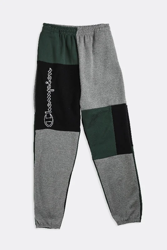 Limited Time Offer Unisex Rework Champion Patchwork Sweatpants - S