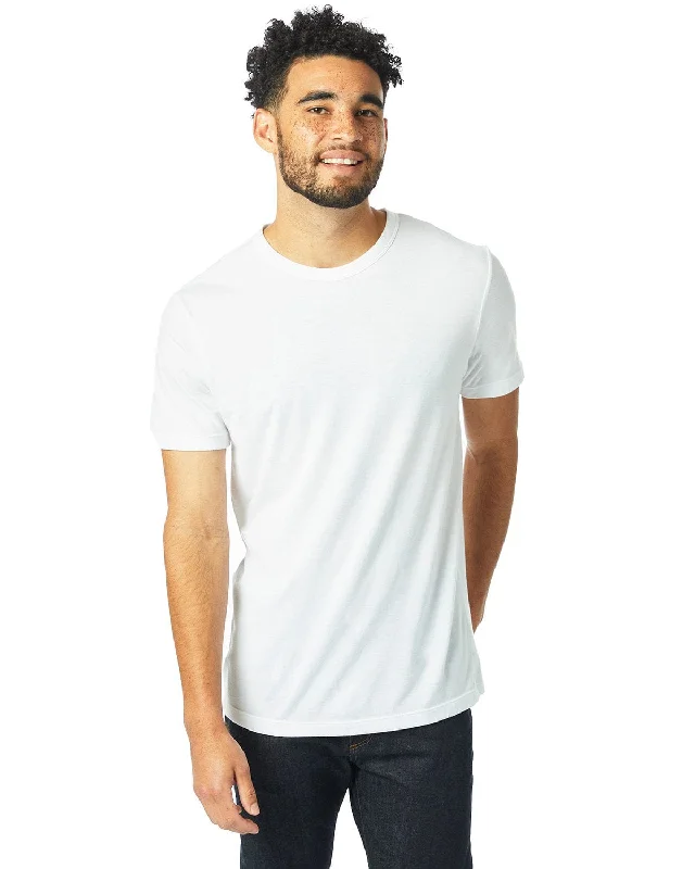 Alternative Mens Modal Tri-Blend T-Shirt | White