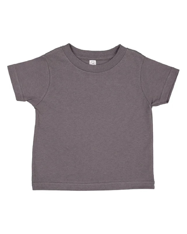 Rabbit Skins Toddler Fine Jersey T-Shirt | Charcoal