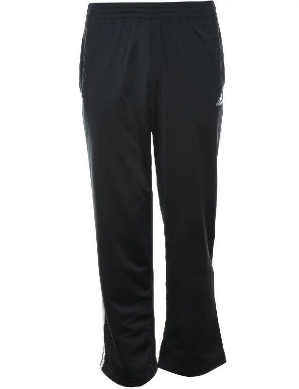 Adidas Black & White Jogging Bottoms - W26 L31