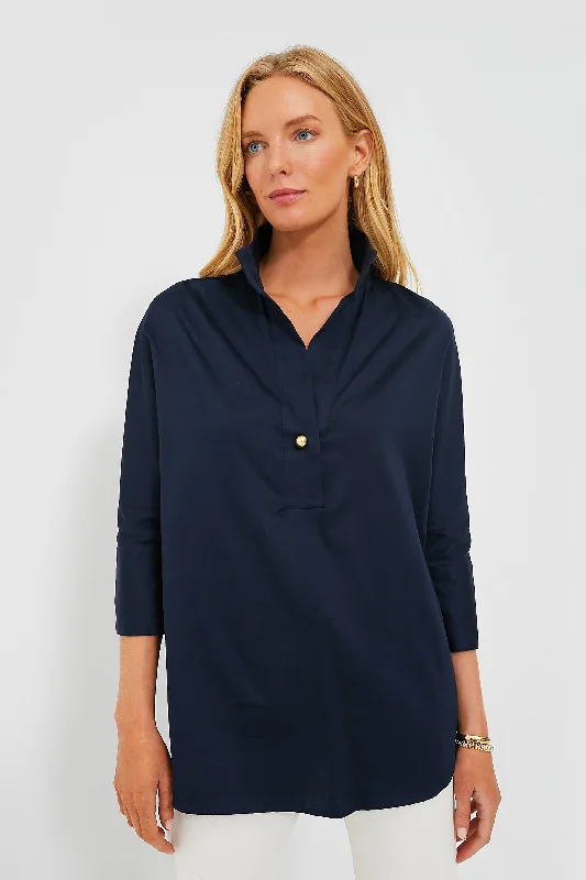 Weekend Deals That Sizzle Navy Willow Blouse