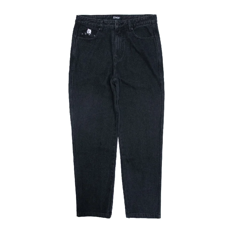 La Brea Denim Pants (Black Medium Wash)