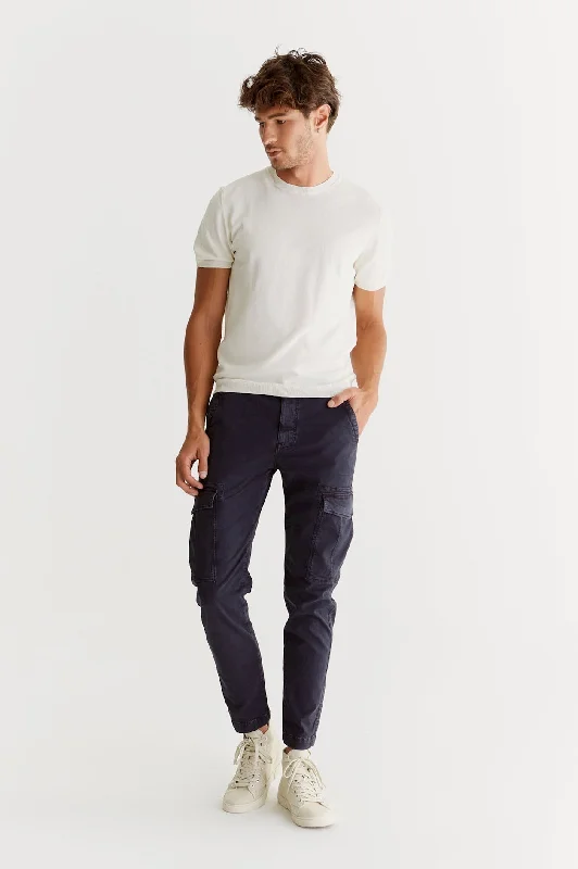 Matt Cargo Pants Dark Blue