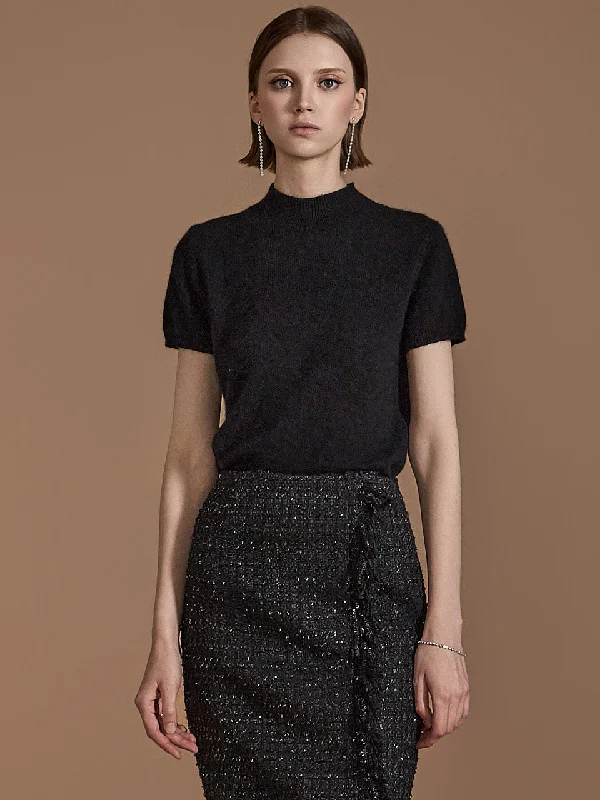 Deal Frenzy E3574 Mock Neck Knit
