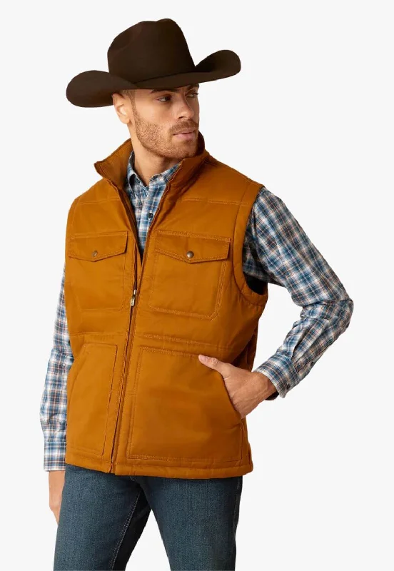 Ariat Mens Grizzly Canvas Vest