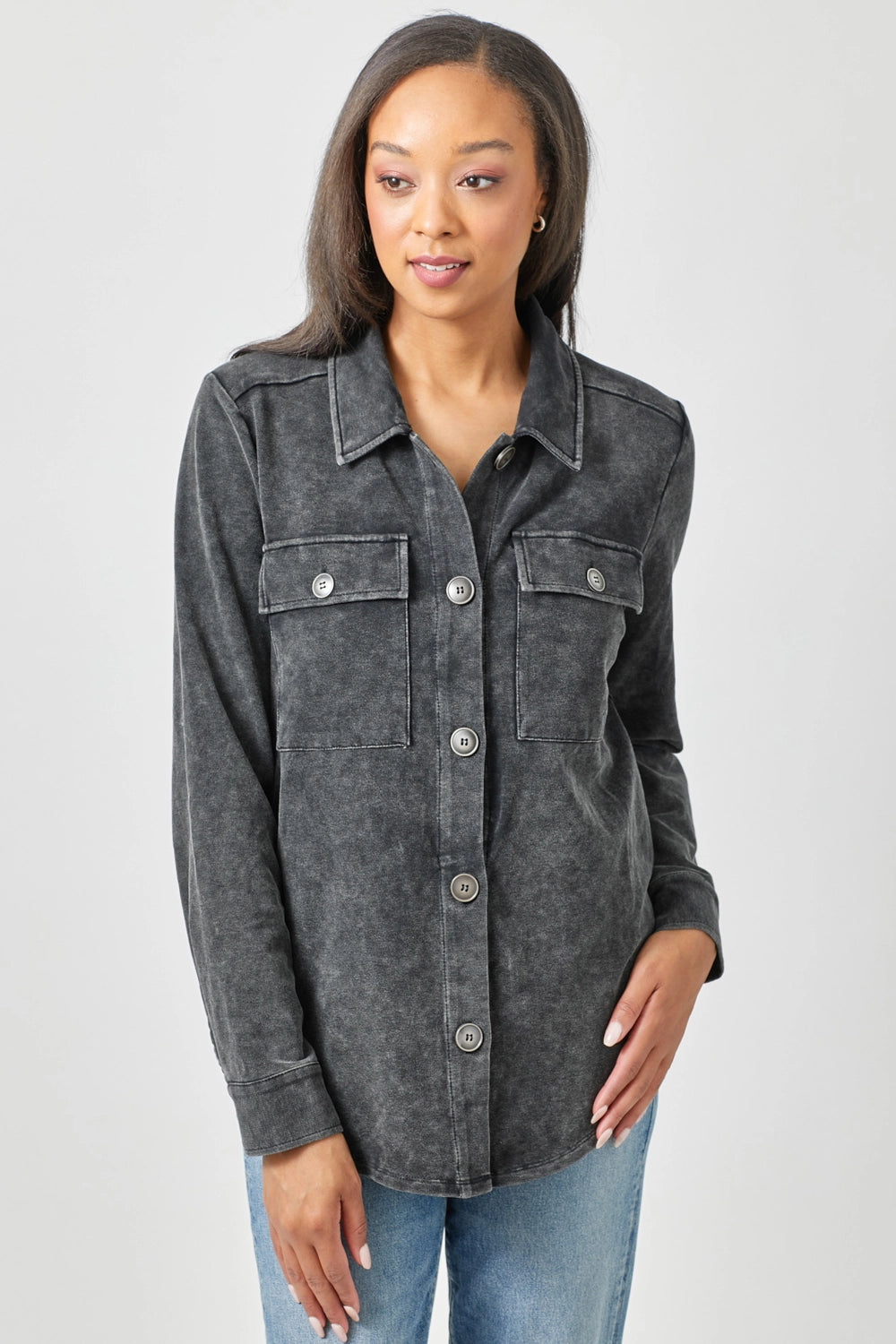Early Access Washed Shacket
