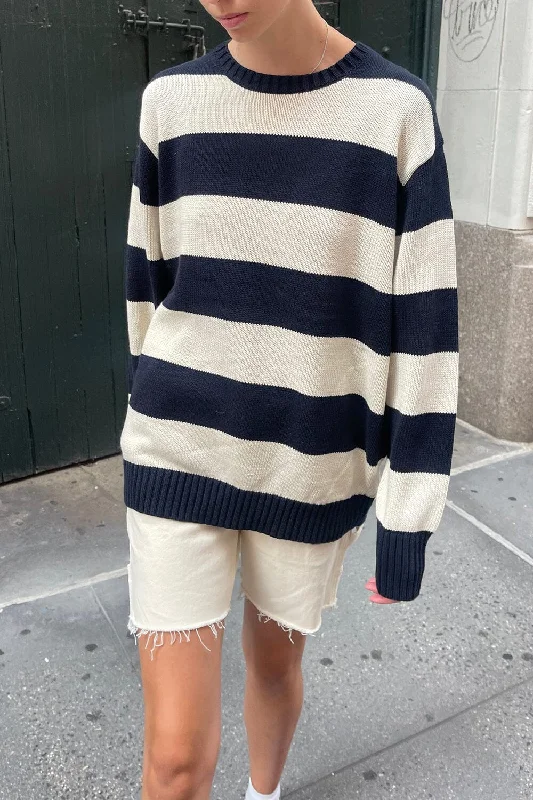 Price Meltdown Brianna Cotton Thick Stripe Sweater