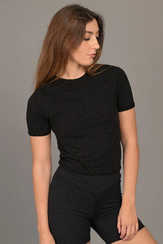 Weekend Deal 3D Knit Short Sleeve Sweater Top
