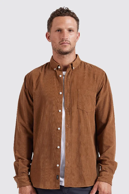 Academy Brand Jack Cord Shirt Tobacco