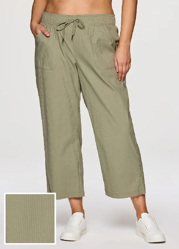 Weekend Discounts to Delight Plus Birdie Textured Ankle Pant