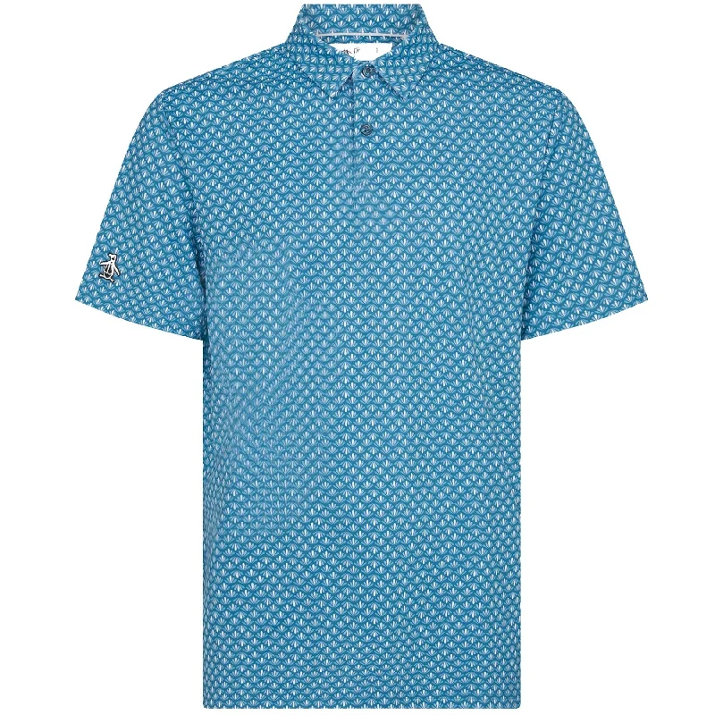 Retro Geo Print Polo Corsair - AW24