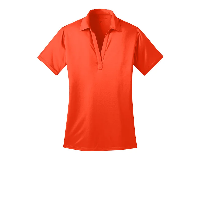 Flash Deal #Port Authority Ladies Silk Touch Performance Polo