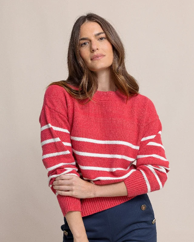 Weekend Deals That Amaze Haisley Stripe Crewneck Sweater