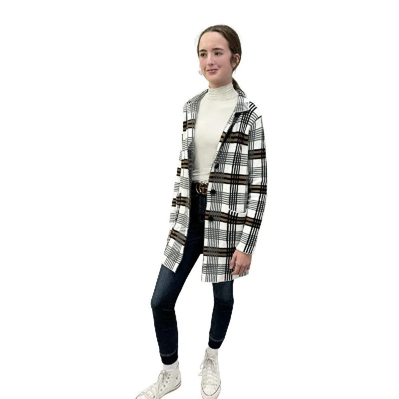 Weekend Discounts to Savor Kerrits Plaid Sweater Jacket - Sale