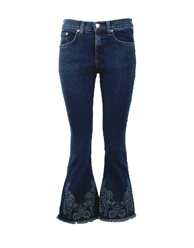 Midnight Madness Crop Flare Pant