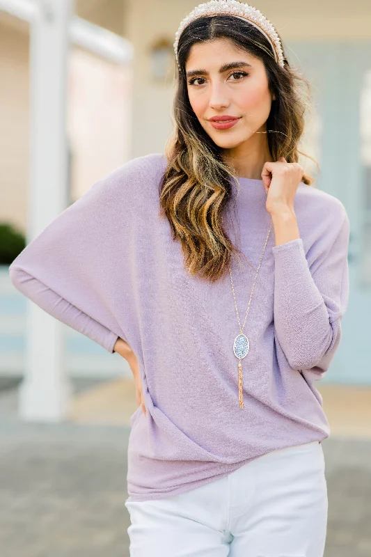 Crazy Savings Right On Target Lavender Purple Dolman Top