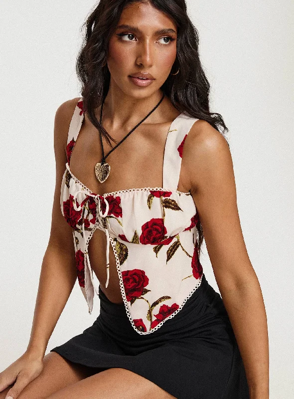 Massive Savings Cherished Charm Top Cream