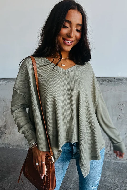 Blowout Deals Stevie Top - Light Olive