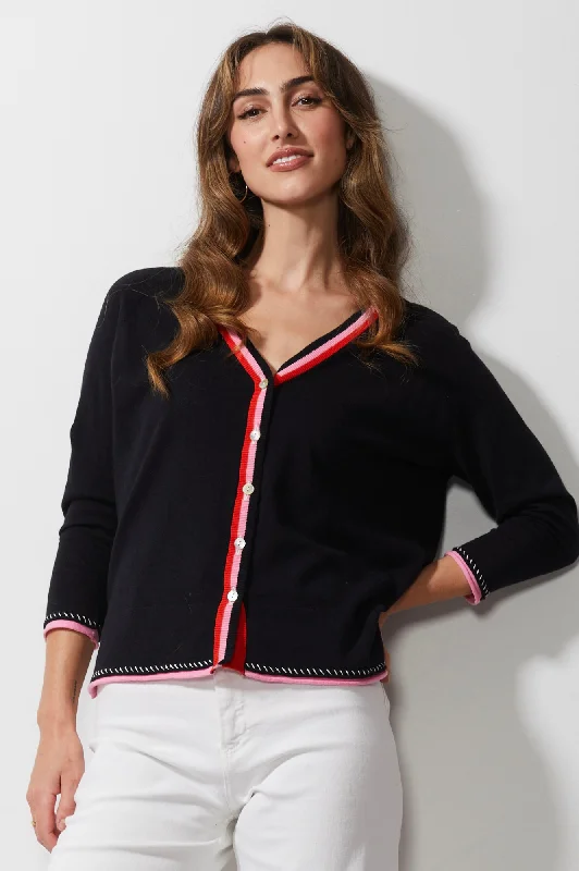 Exclusive Preview Hand Work Cardigan - Black