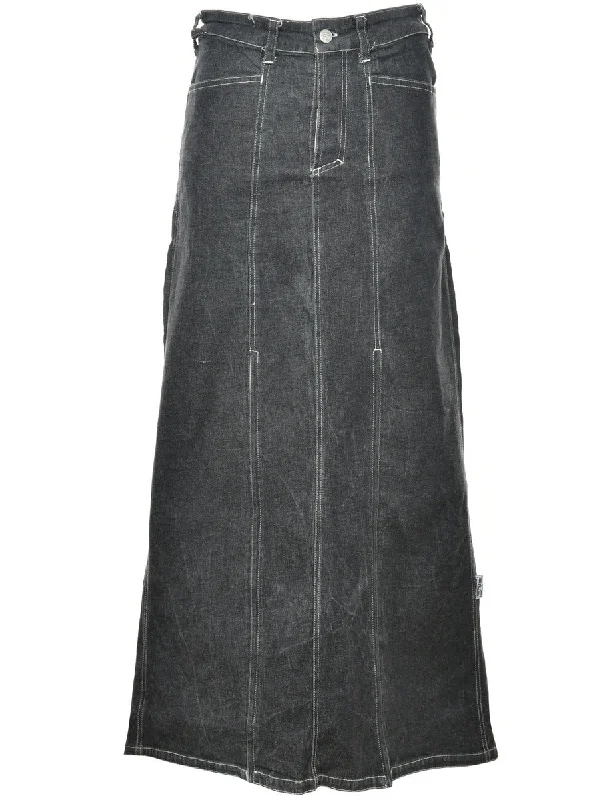 A-Line Denim Skirt - M