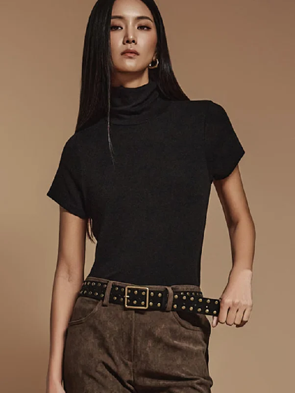 Massive Deal E3567 Turtleneck Top