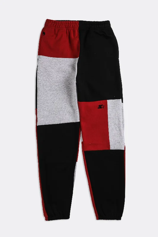 Big Savings Unisex Rework Starter Patchwork Sweatpants - XS