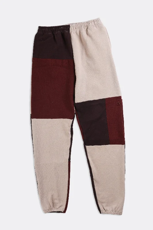 Top Pick Unisex Patchwork Champion Sweatpants - Women-M, Men-S