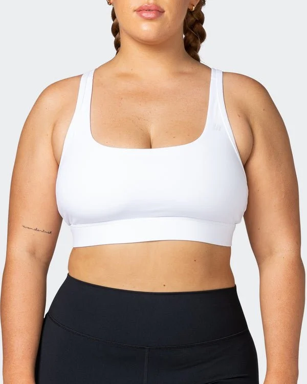 Exclusive Deal Brace Yourself Bra - White