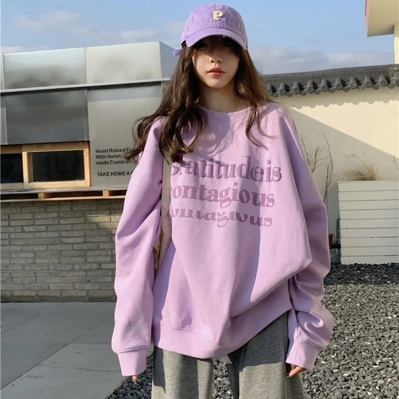 Weekend Wonders Await! Fashion Thicken Stylish Loose Korean Hoodie