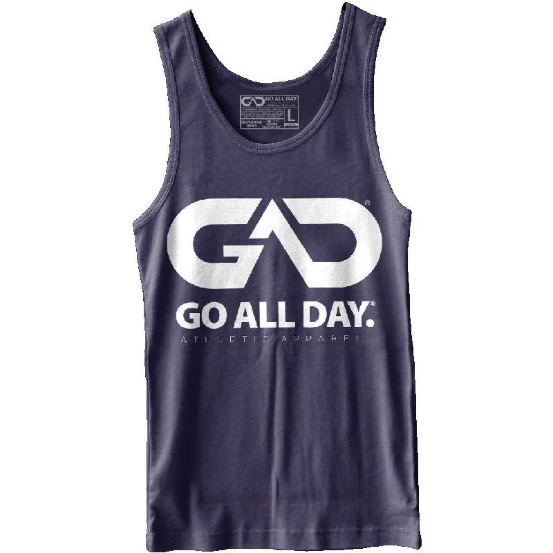 Act Fast GO ALL DAY® Unisex Tank (Navy)