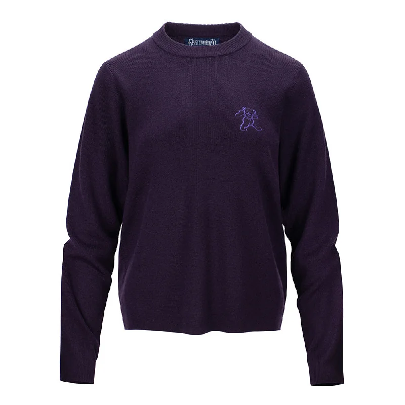 Cash Savings Grateful Dead | Women Crewneck | Sweater Purple Bear