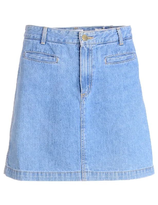 A-Line Denim Skirt