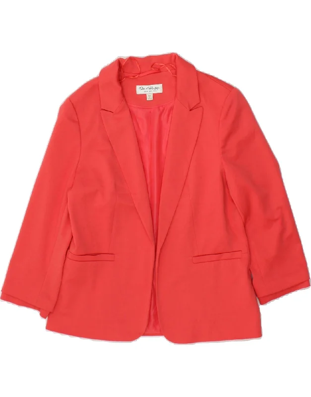 Weekend Savings Fiesta MISS SELFRIDGE Womens Blazer Jacket UK 12 Medium Red Polyester