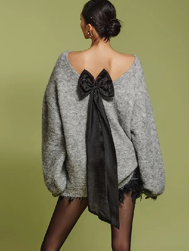 Weekend Wonders Await! E3636 Back Ribbon Knit