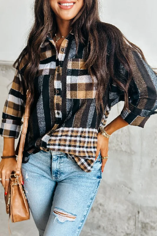 Stock Up Lena Plaid Shirt