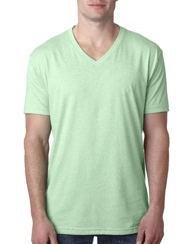 Next Level Mens Premium CVC V-Neck Tee | Mint