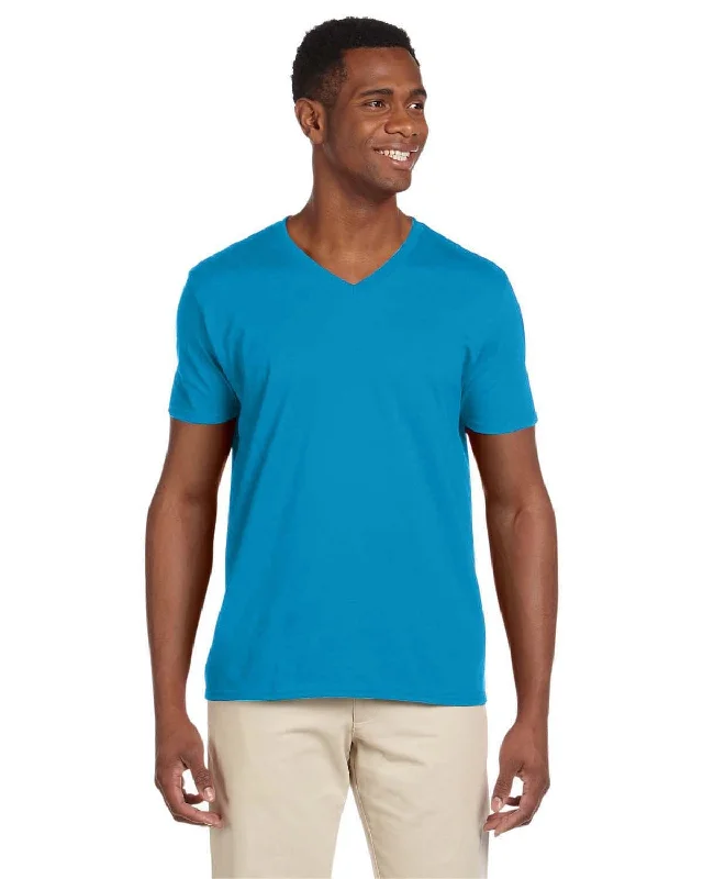 Gildan SoftStyle V-Neck T-Shirt | Sapphire