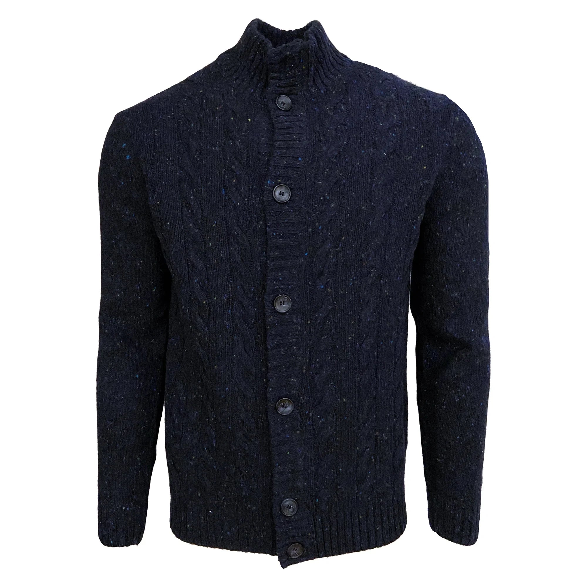 Viyella Button Cardigan Made in Italy Blue - 559651 1698